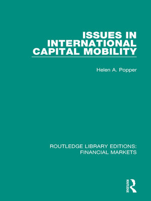 cover image of Issues in International Capital Mobility